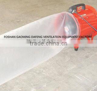Marine ship buildng ventilation plastic film air duct