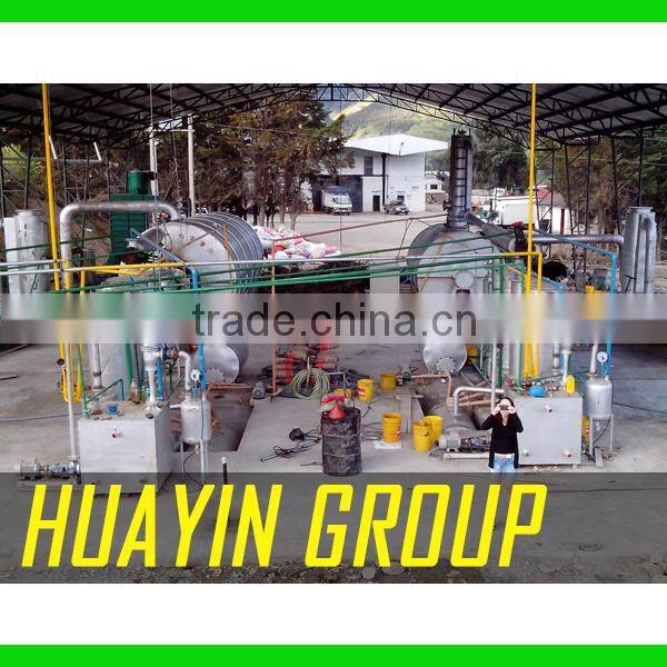 10TPD in Gujarat waste motor oil pyrolysis