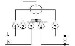 Front Board Installed Single Phase Analog Mechanical Energy Meter