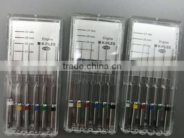 China Supply Endodontic Rorary Niti K Files for Engine KFE-N