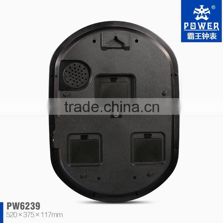 Plastic Case Pendulum Clocks With Tulip And Crystal Butterfly Ornaments Using 18 Music Sweep Quartz Mechanisms For Clocks