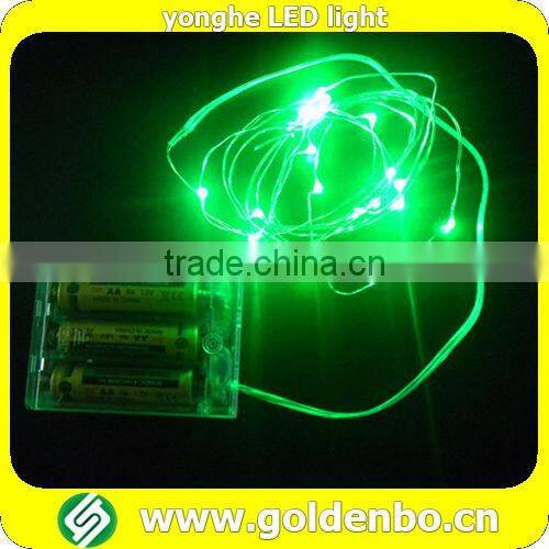 Flashing holiday copper string light