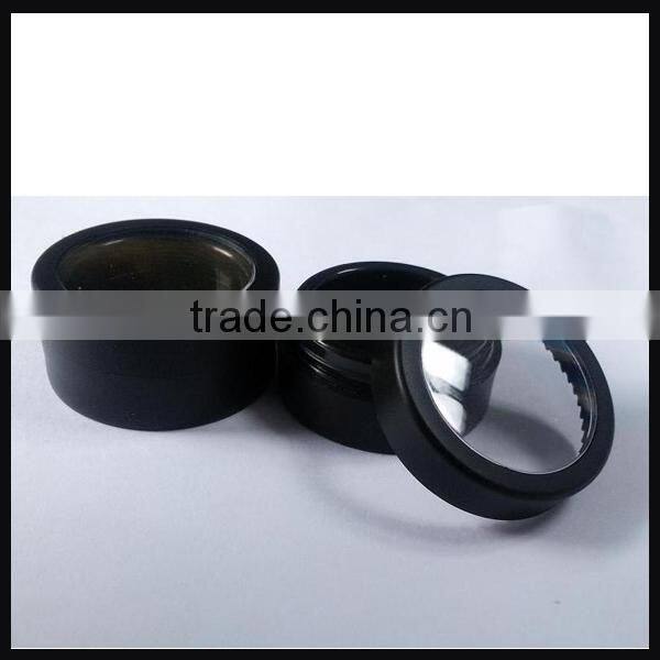 3g black small plastic cosmetic jar for nail