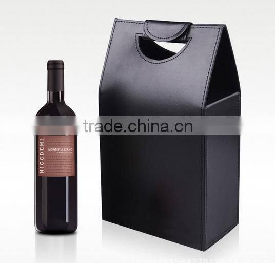 luxury wine packaging leather wine box