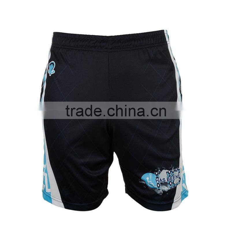 2015 Professional custom design sublimation lacrosse shorts with good quality