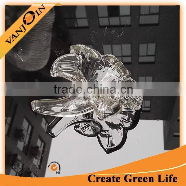 Hot Sale Decorative Glass Flower Clear Color