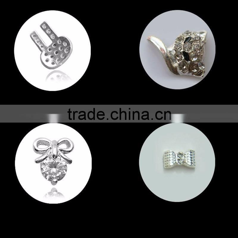 3D Nail Art DIY Decoration Black & White Color Bow Flower &Snowflake Pattern Nail Rhinestone Stickers For Manicure Tools