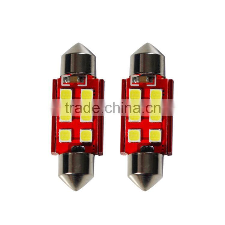 Wholesale 12V Festoon Car LED C5W Bulbs Auto Dome Lights Interior Lamp Canbus 3030 6 SMD Car Accessories