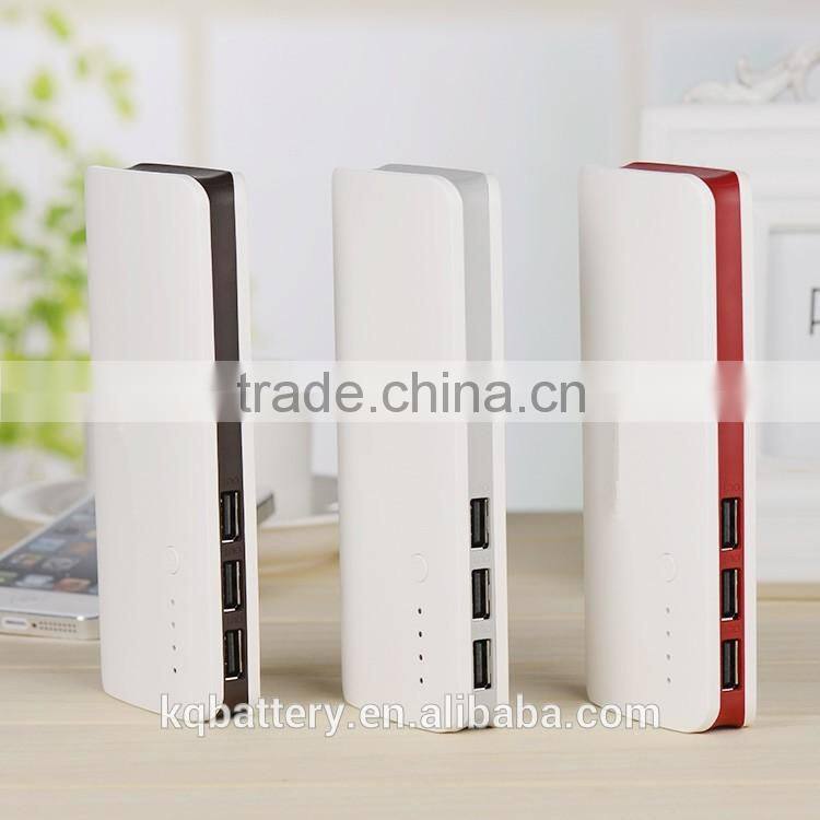 trendy portable charger power bank 10000mah external battery charger