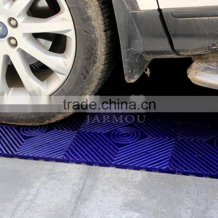 Car wash plastic floor, drainage plastic floor