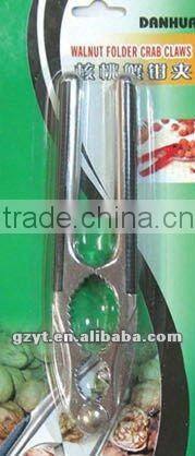 Stainless steel manual quick nut bowl with nut cracker