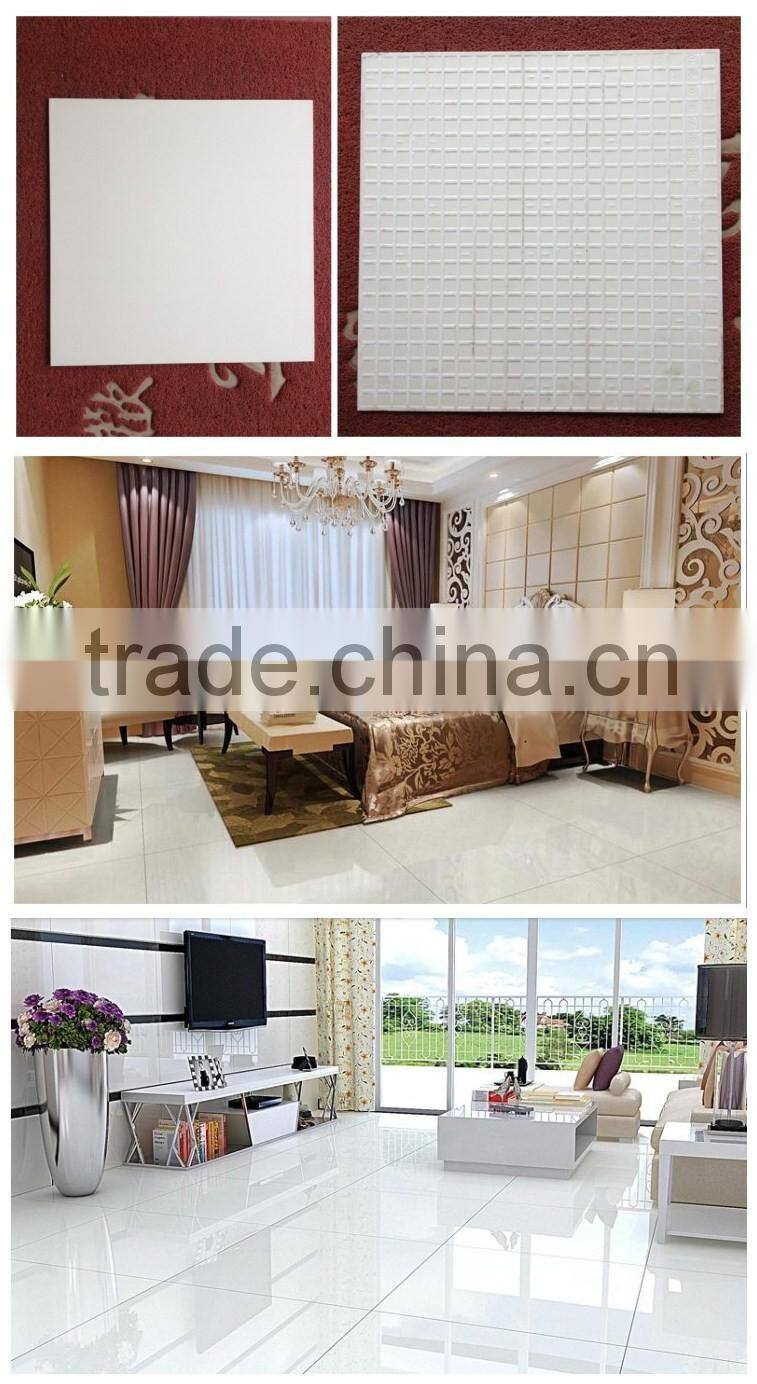 White Black Shiny Floor Vitrified Kitchen Porcelain Tile