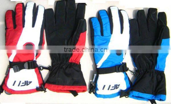 TR-lining 3M thinsulate reinforced black ski glove