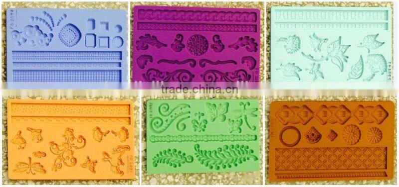 FD-001 POP silicone fondant cake decorating tools