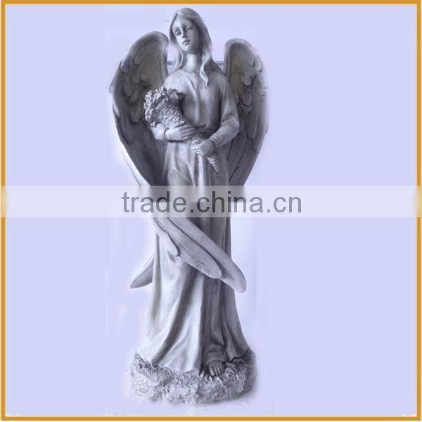 beautiful figurine resin angel figurine for home decor