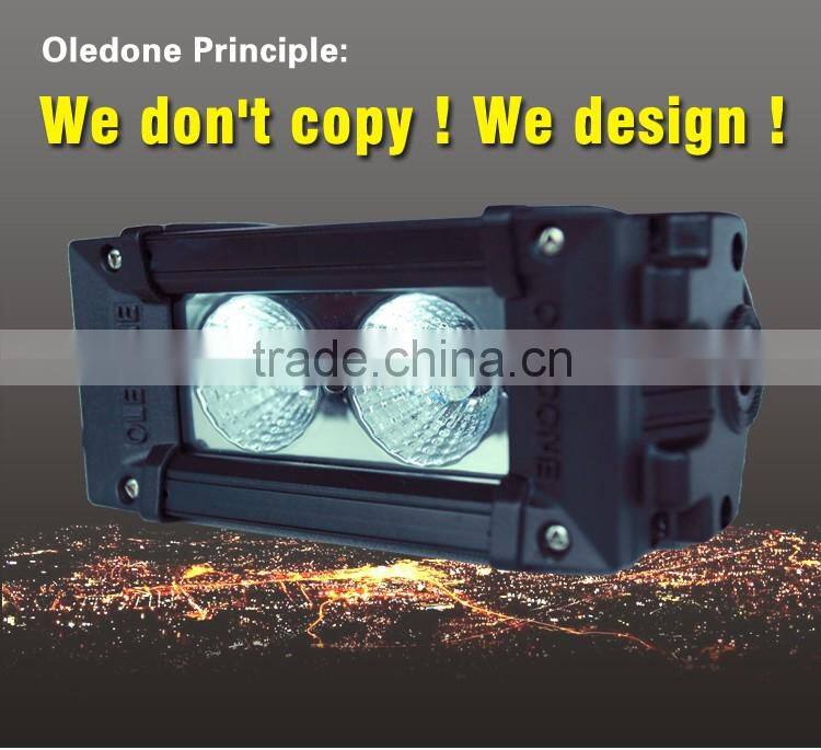 Factory direct offer single row Oledone 20W car LED bar light
