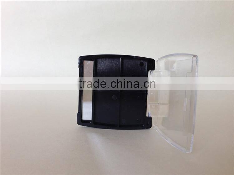 Factory wholesale cheap plastic eyeshadow box with mirror