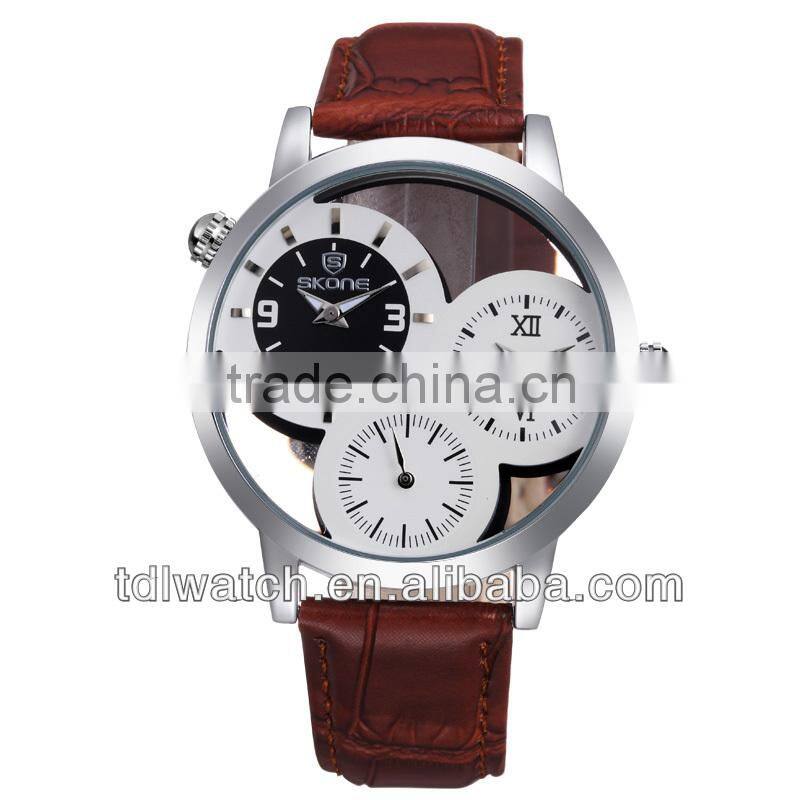 9274 Fashion design brand watches double face watch
