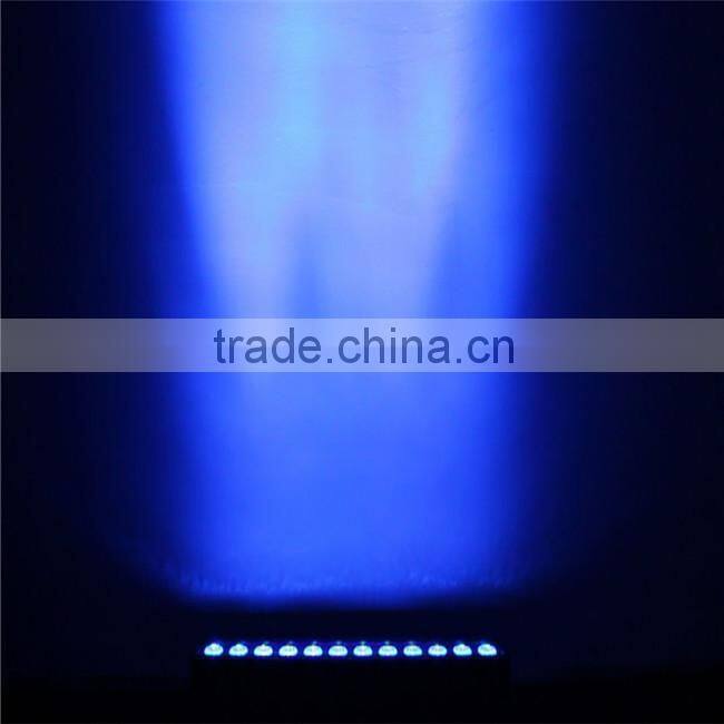 LED Wall Washer Battery Powered Wireless DMX Outdoor Bar, 12xTri-RGB