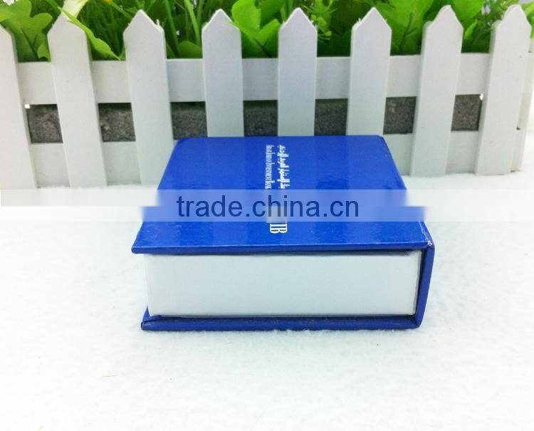 memo pad with paper holder