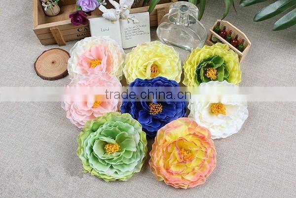 Wedding decoration wholesale silk rose flower heads
