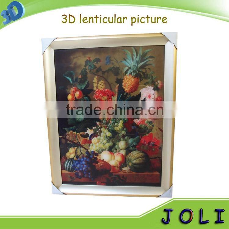 home decoration 3d lenticular photo 3d lenticular image printing