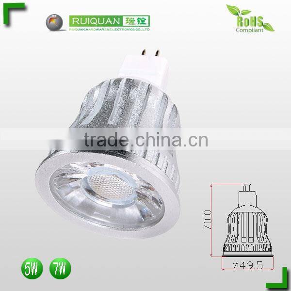 7w Spotlight Item Type LED AR111 Light Housing Aluminum Heatsink