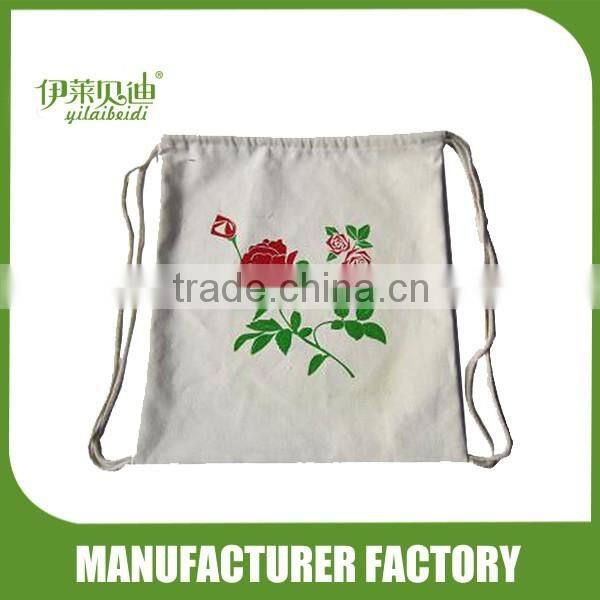 Drawstring bag with zipper