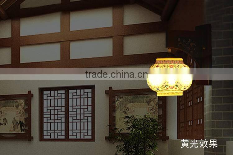 antique porcelain lamps wall lamp interior decoration morden creative indoor living room wall lamp art lamp for hotel