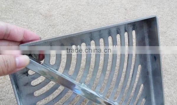 195mm by 195mm stainless steel 304 drain gutter cover swimming pool gutter grating