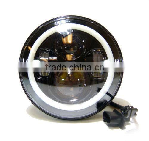 7'' High/Low Beam H4/HB2/9003 LED Head Light, Complex Reflector Optics Design LED Headlamp, Car LED Headlight for Wrangler CJ TJ