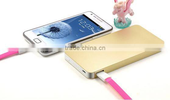 2016 Hot selling portable power bank 6500mAh with real capacity for smart phone