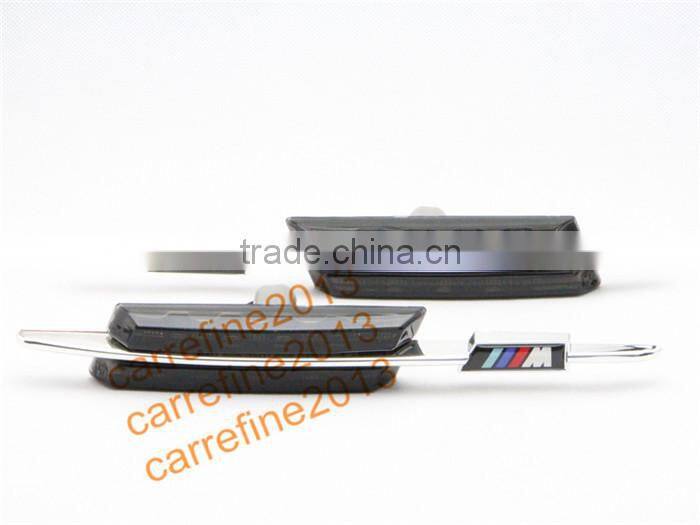 LED Side Marker for BMW E46 (98-01) 2D 4D 5D with M logo smoked