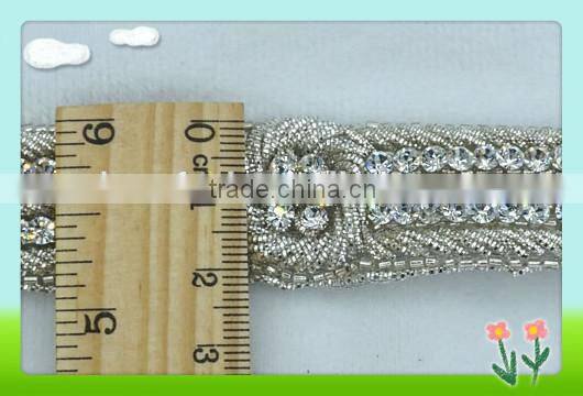 Garment accessory rhinestone trims for dress