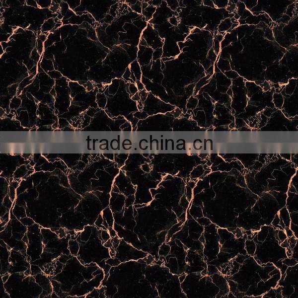 Factory Price Polished Tiles Matterhorn Black And Gold Marble