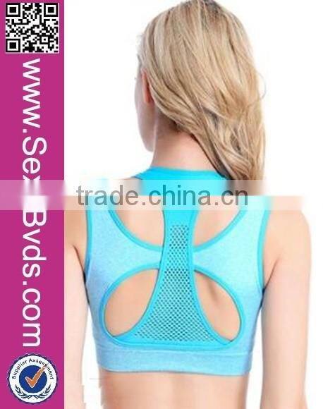 2016 Fashion Style women stretch top rank yoga fitness push up fit sports bra