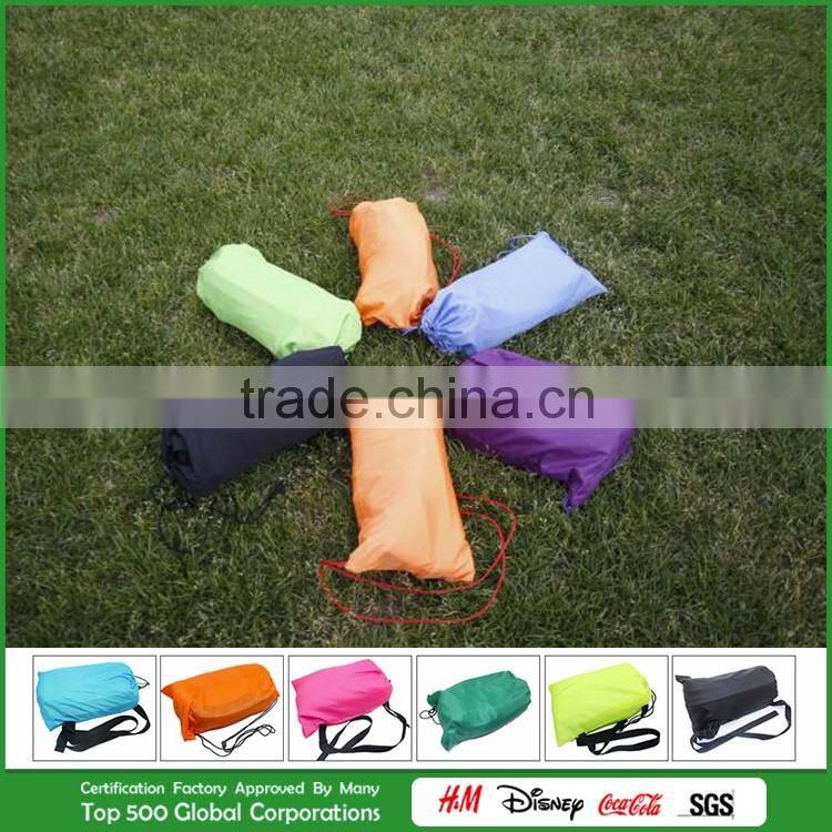 Hot Sale Laysack bed/Lay bag/Banana air bag adult sleeping bag