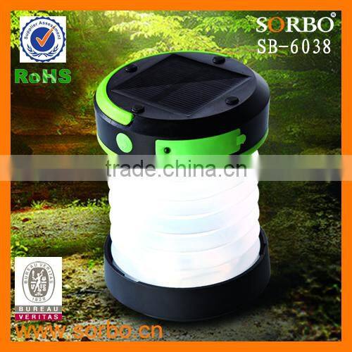Solar home lantern clover portable outdoor led camping lantern flashlight