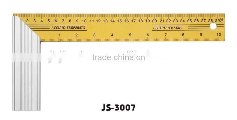 Aluminum alloy Angle seat Yellow l square sewing ruler
