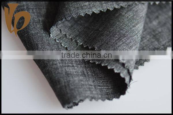 black yarn dyed plain linen fabric for men pants