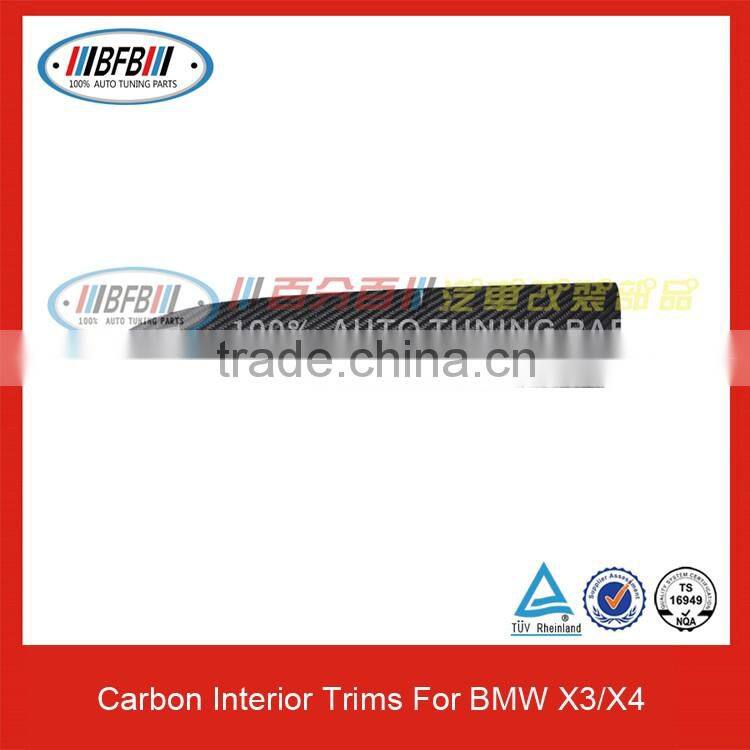 For BMW X Series cabon fiber interior trims X3 X4 Interior Dash Kit
