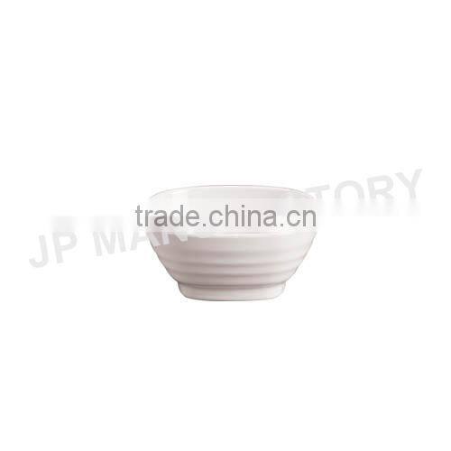 12" Double-colour Melamine square salad bowl