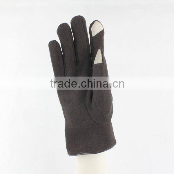 finger touch screen gloves for smartphone with conductive materials on fingertips,black,heather grey,coffee,navy