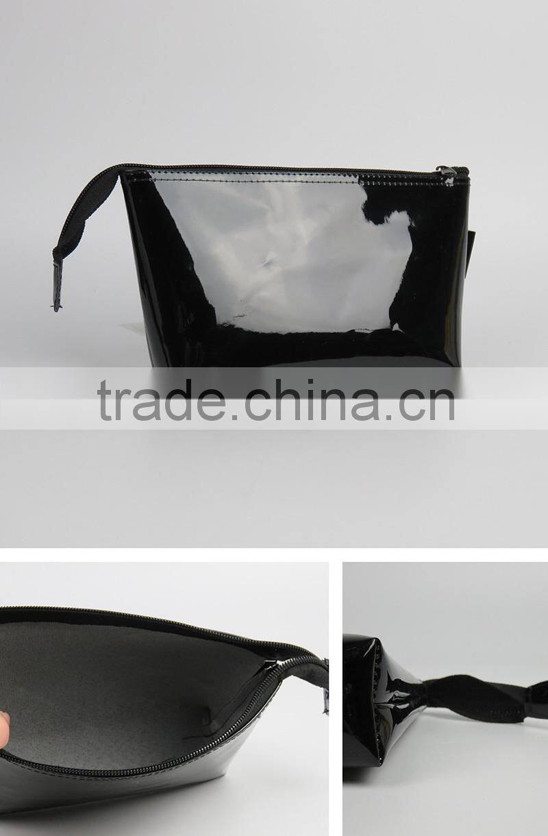 Two Zipper Custom Eco-friendly Beauty Travel bag cosmetic makeup bag