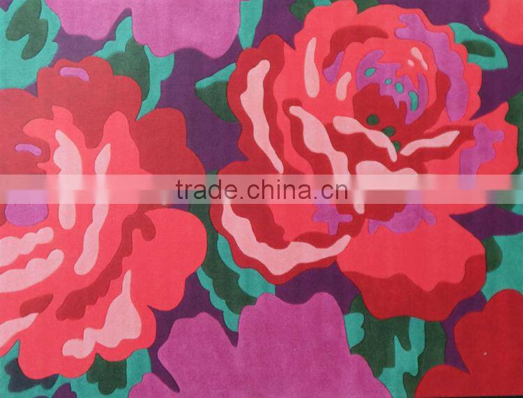 Exquisite 100% wool handmade carpet with high quality