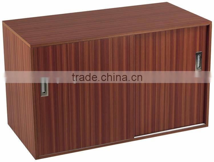Brown Melamine MDF Floor Standing Sliding Door Wardrobe