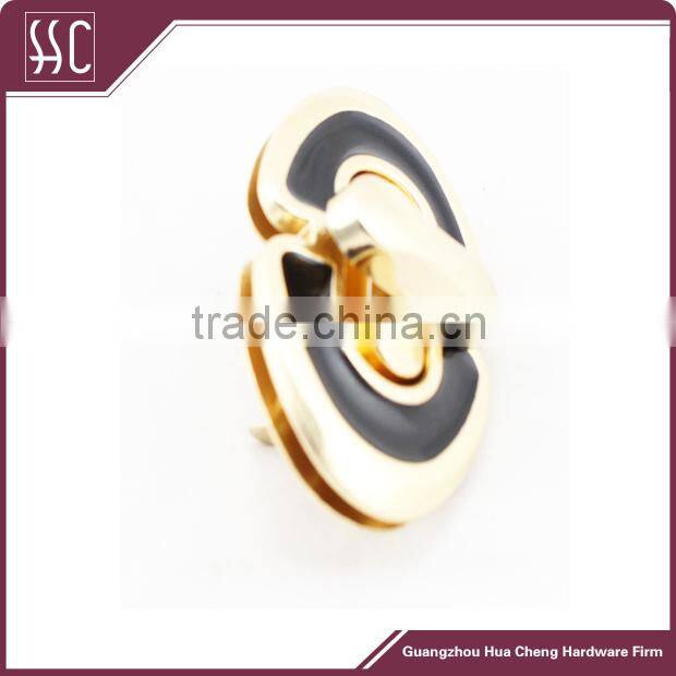 metal twist bag lock, hardware lock for bag