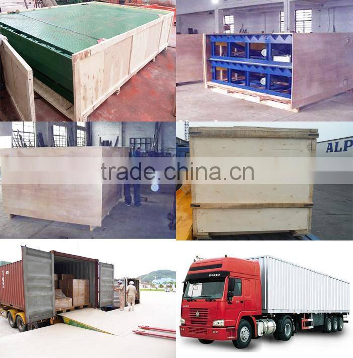 6T stationary loading dock ramp hydraulic dock leveler