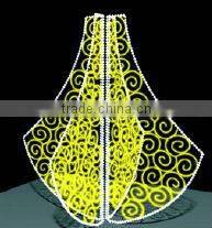 LED brilliant 3D decor motif light for piblic decoration