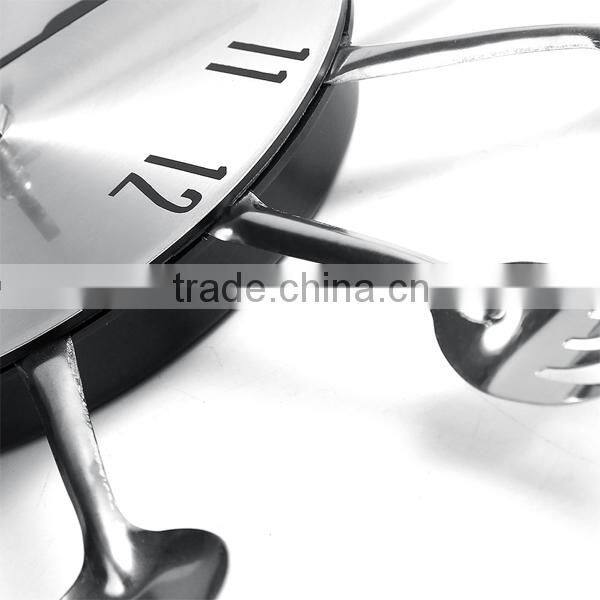 spoon and fork wall clock kitchen clock